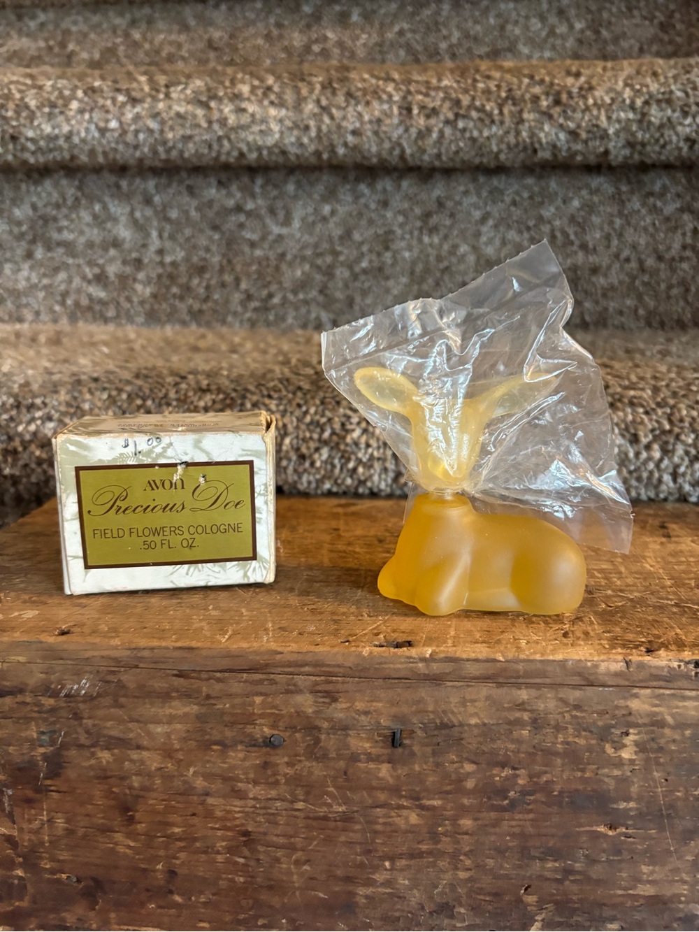 Avon Precious Doe Body Wash Bottle in Yellow